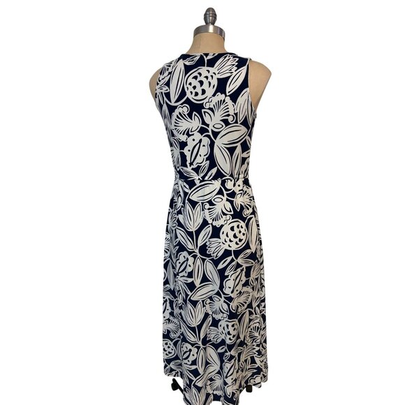 Talbots Jersey Faux Wrap Maxi Dress MP Medium Petite - Picture 5 of 8